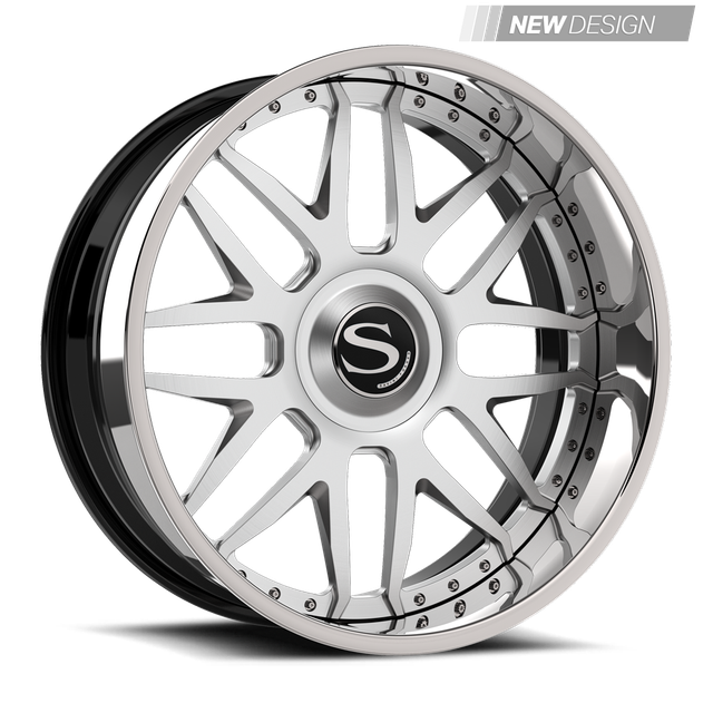 Savini SD-50 in brushed with chrome lip
