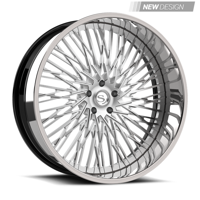 Savini SD-52 in brushed with chrome lip