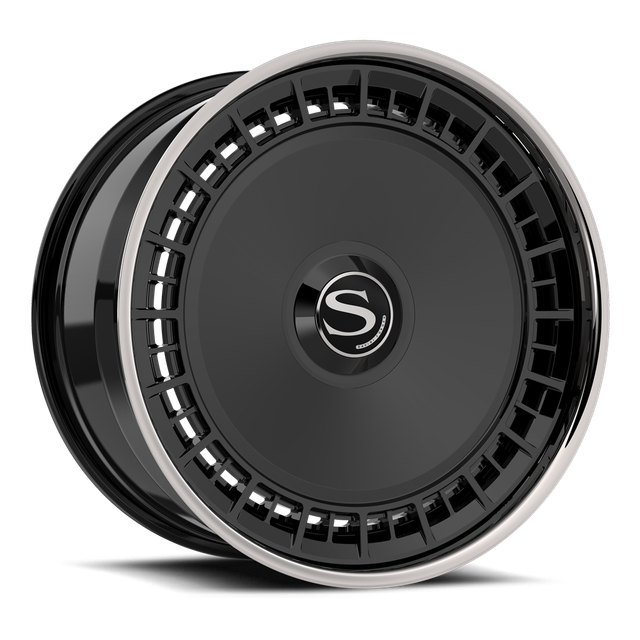 Savini SL20 · gloss black with chrome lip