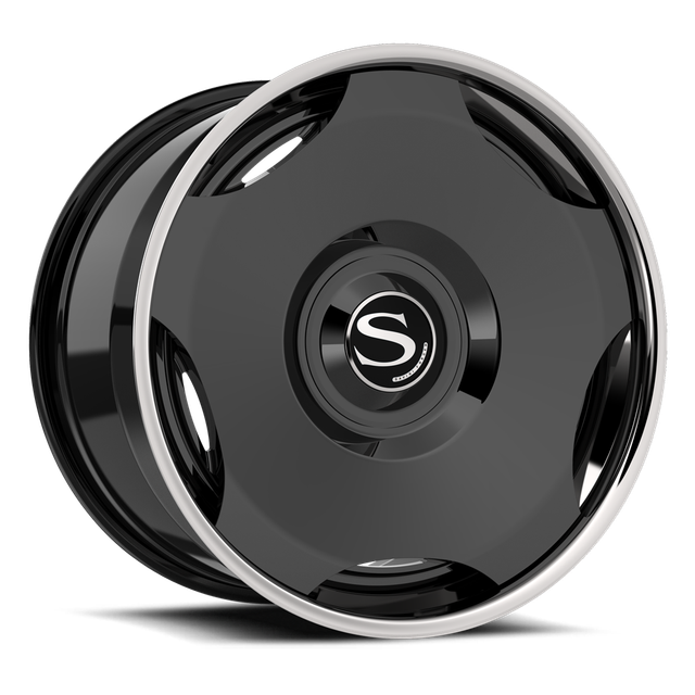 Savini SL12L · sl12 gloss black with brushed accents 1 · angle 01