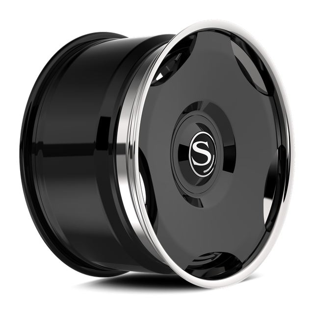 Savini SL12L · sl12 gloss black with brushed accents 2 · angle 01