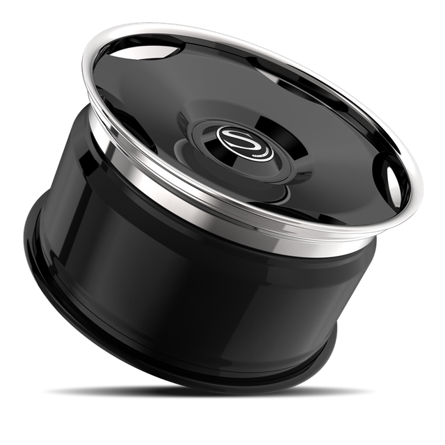 Savini SL12L · sl12 gloss black with brushed accents 3 · angle 01