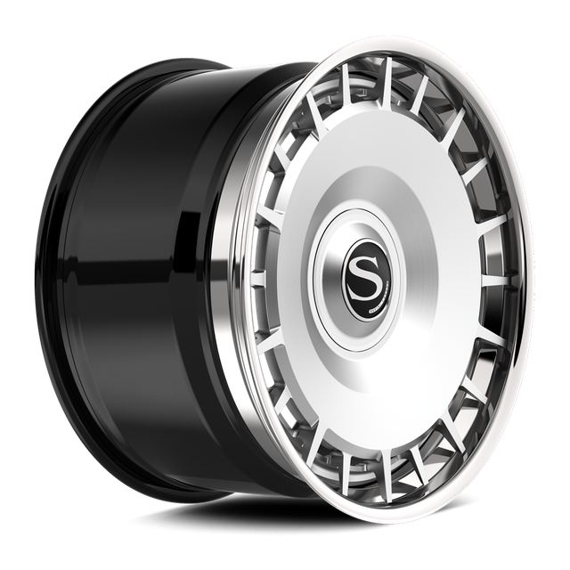 Savini SL13L · sl13 brushed chrome lip · angle 02
