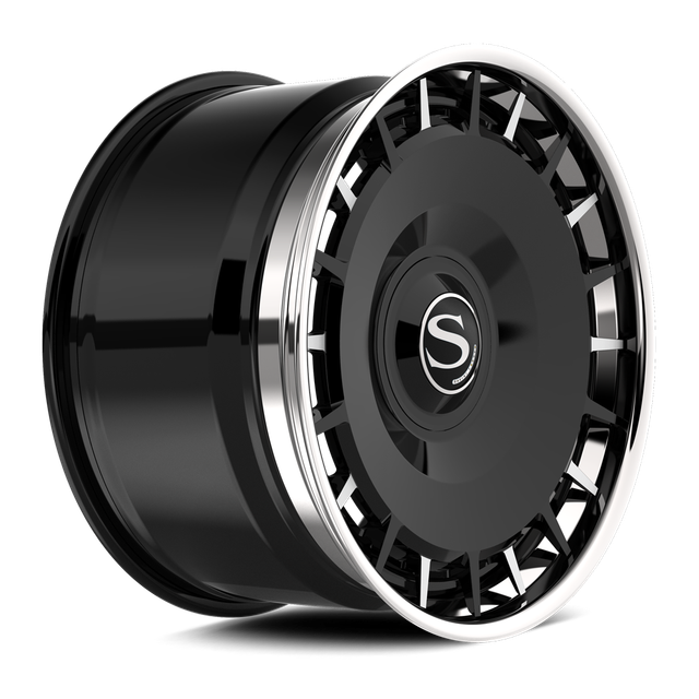 Savini SL13L · sl13 gloss black with brushed accents · angle 02