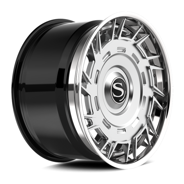 Savini SL14L · sl14 brushed chrome lip · angle 02