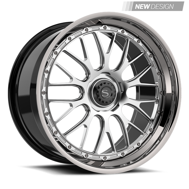 Savini SP-14L in brushed with chrome lip