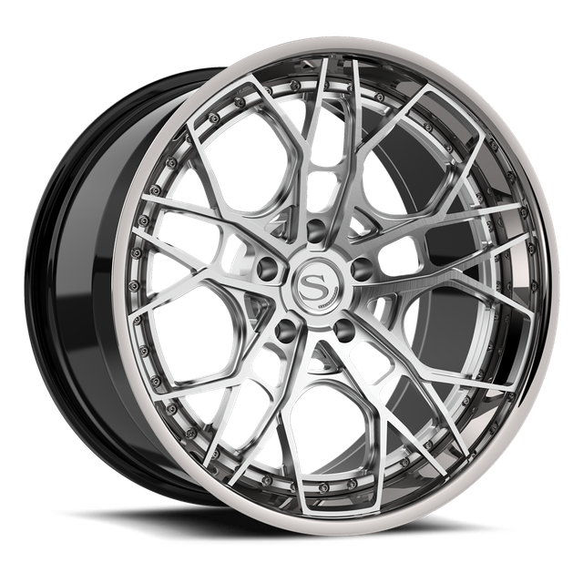 Savini SP-15L · sp 15 brushed with chrome lip · angle 01