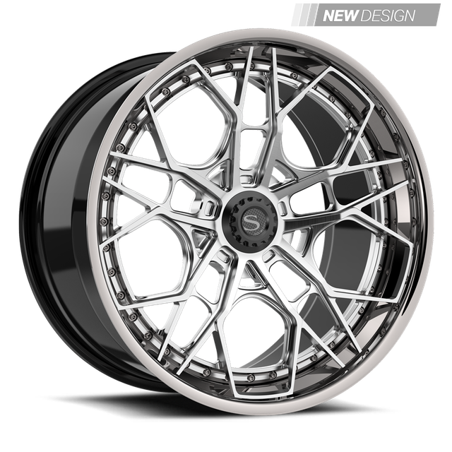 Savini SP-15L in brushed with chrome lip