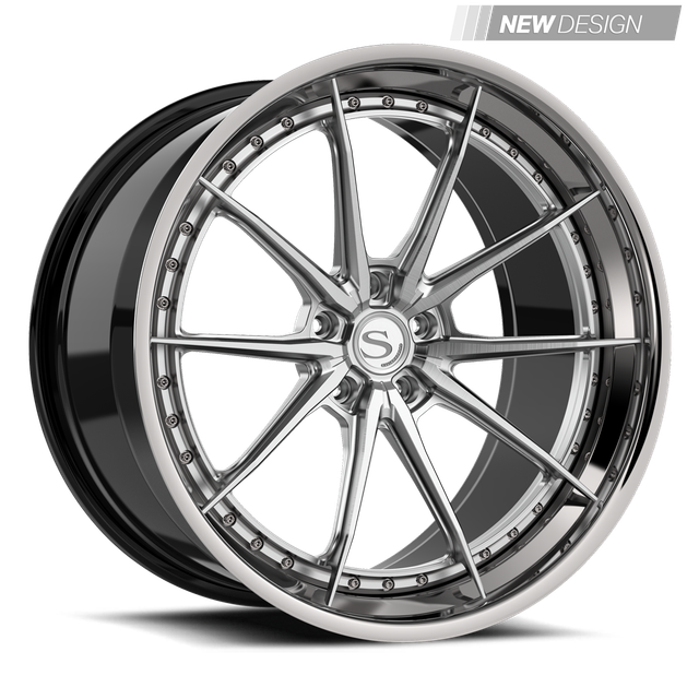 Savini SP-17L in brushed with chrome lip