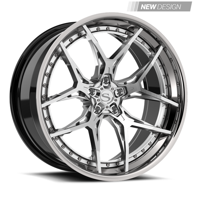 Savini SP-22L in brushed with chrome lip