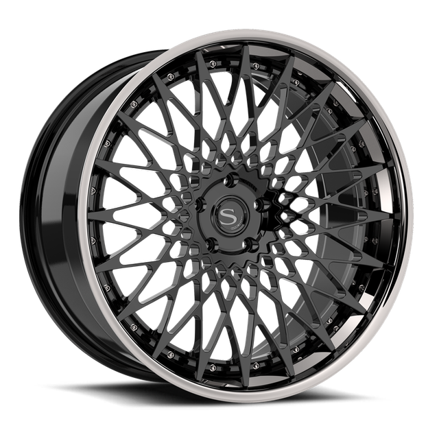 Savini SP-25L · sp 25 gloss black with chrome lip
