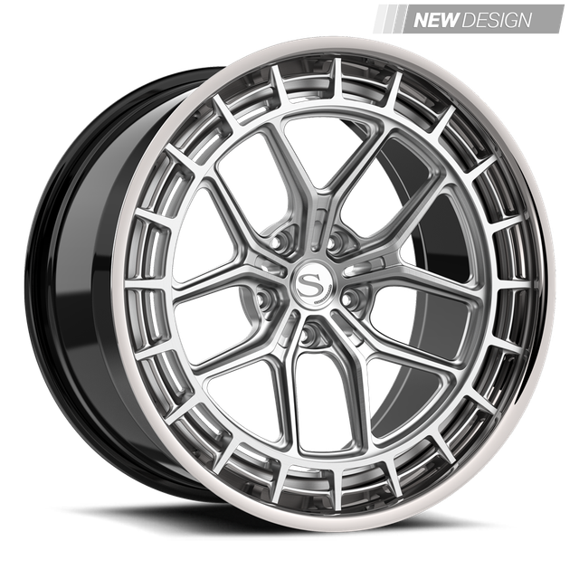 Savini SP-9L in brushed with chrome lip