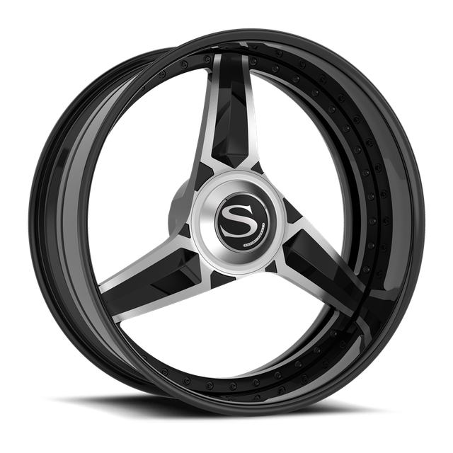 Savini SV100 · gloss black brushed face with black lip