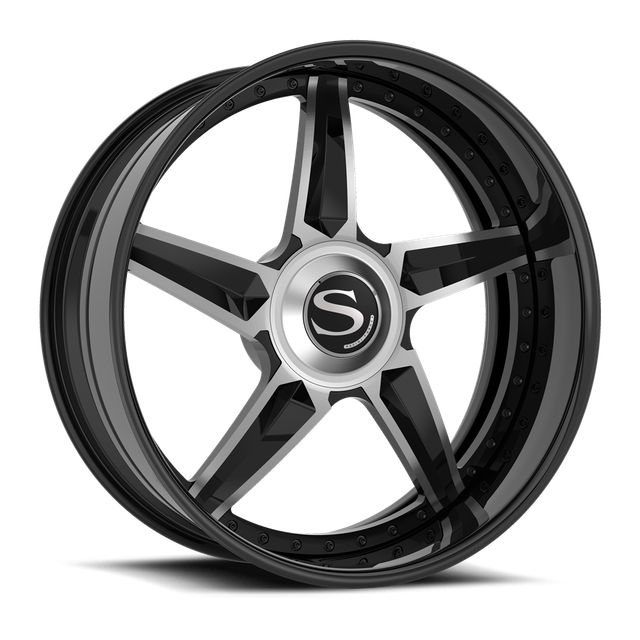 Savini SV101 · gloss black brushed face with black lip