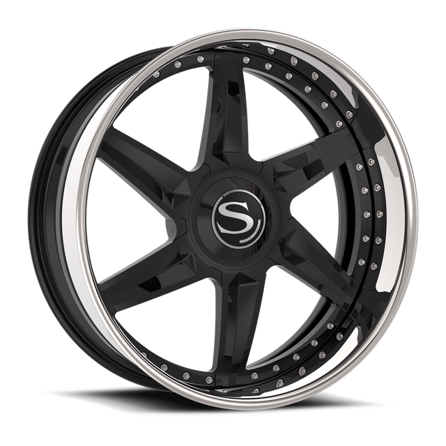 Savini SV102 · black with chrome lip