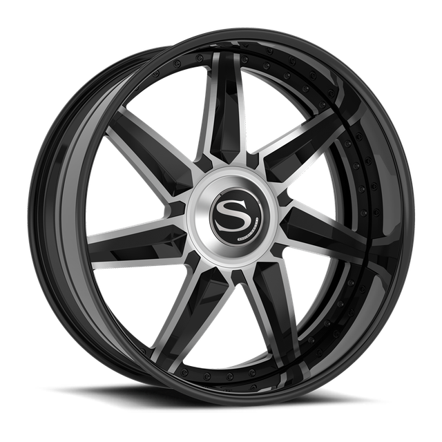 Savini SV103 · gloss black brushed face with black lip
