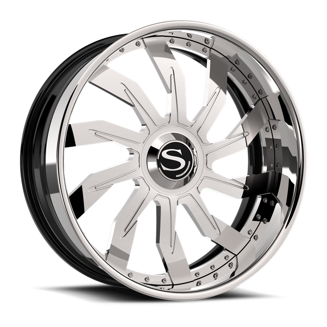 Savini SV99 · polished with chrome lip · angle 01
