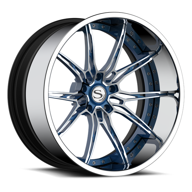 Savini SX13 · sx13xc brushed with blue accents