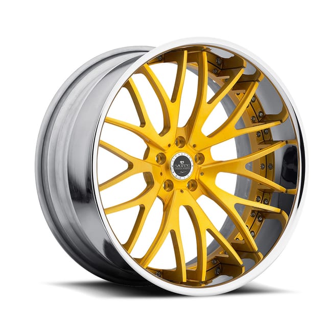 Savini SV54 XC · wheels forged sv54c xtreme concave gold high polish chrome