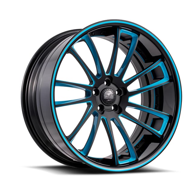 Savini SV60 XC · wheels forged sv60c xtreme concave black blue