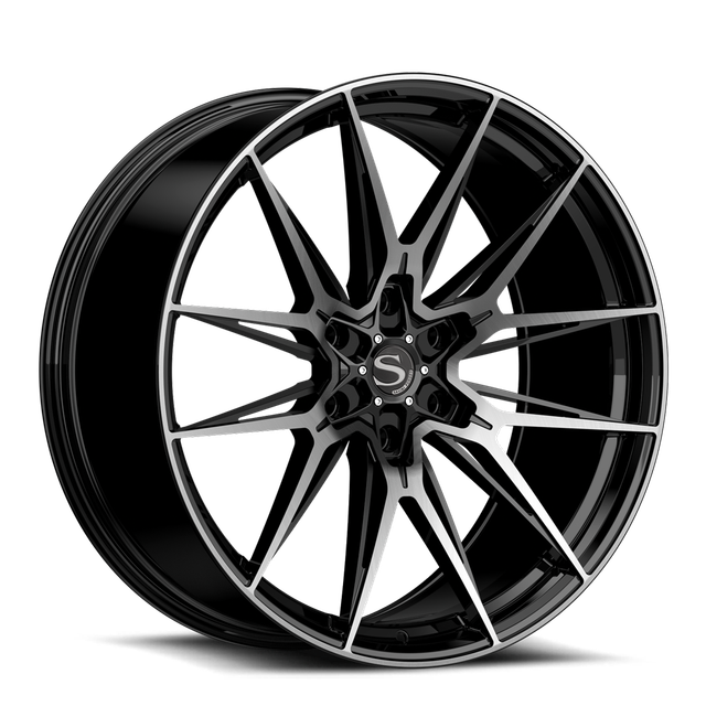 Savini X10 · gloss black / brushed double dark tint
