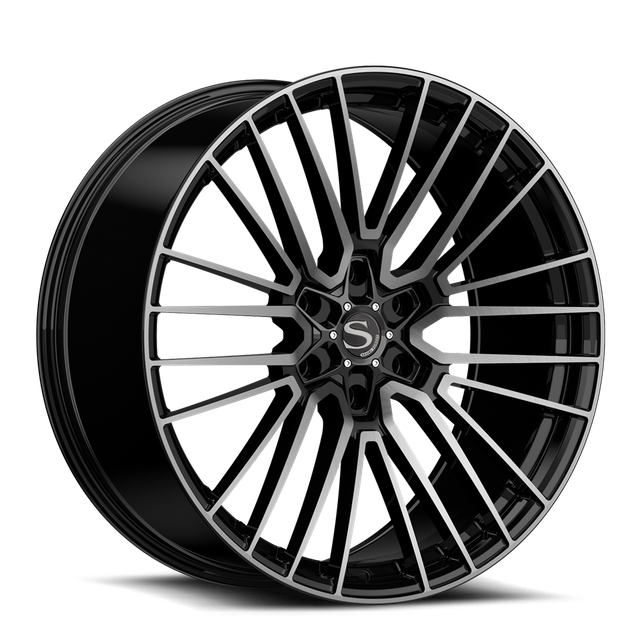 Savini X11 · gloss black / brushed double dark tint