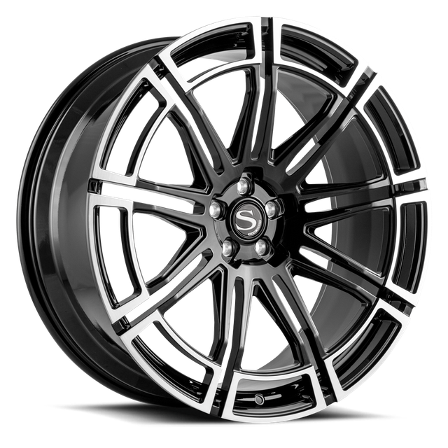 Savini X3 Gloss Black / Brushed accent wheel