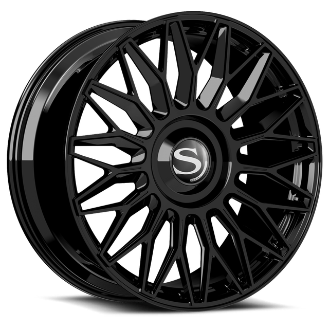 Savini X6 in gloss black / brushed double dark tint · brushed / high polished accent