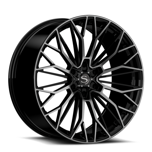 Savini X9 · gloss black / brushed double dark tint