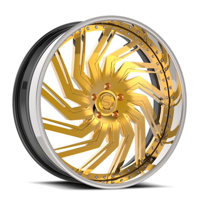Savini SD-40 · gold with chrome lip