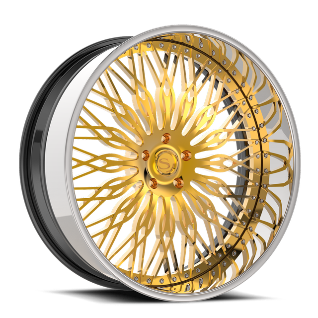 Savini SD-41 · gold with chrome lip