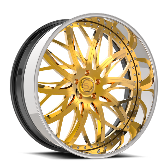 Savini SD-42 · gold with chrome lip