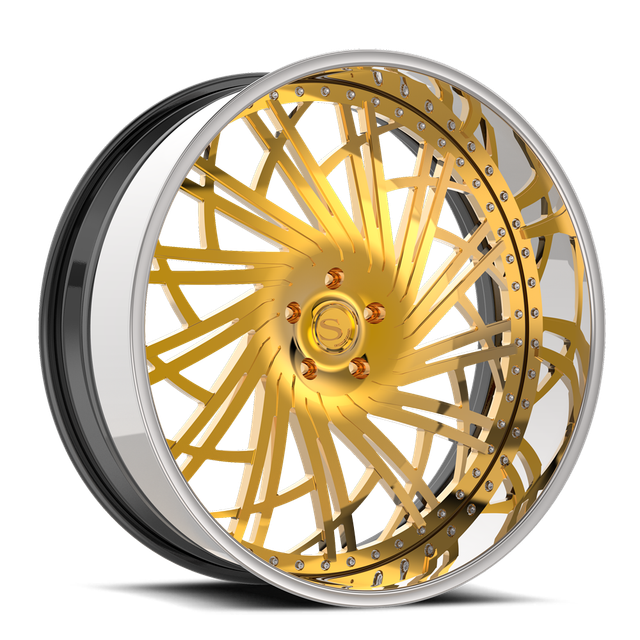 Savini SD-43 · gold with chrome lip
