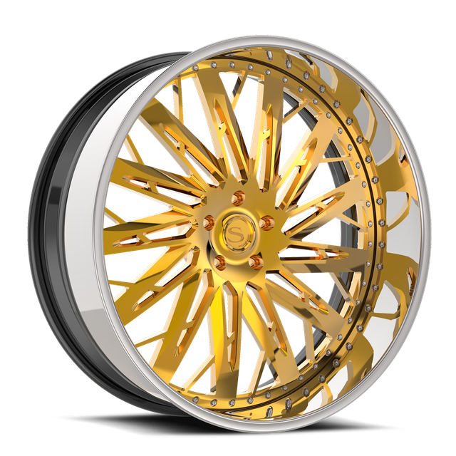 Savini SD-44 · gold with chrome lip