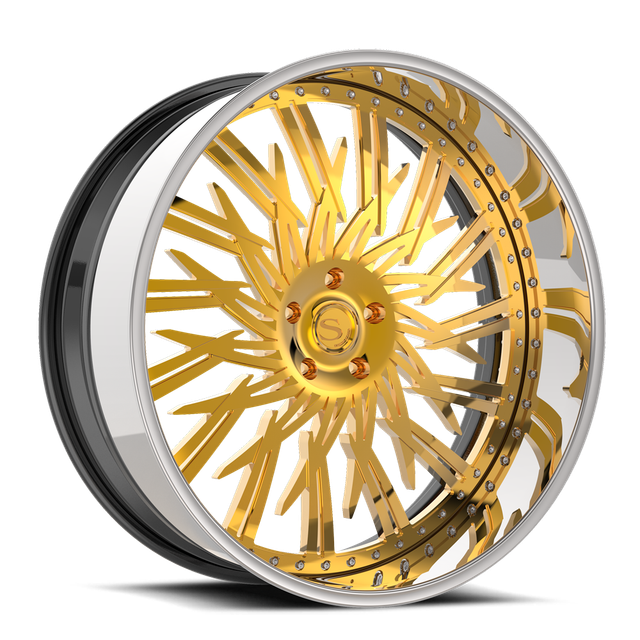 Savini SD-45 · gold with chrome lip