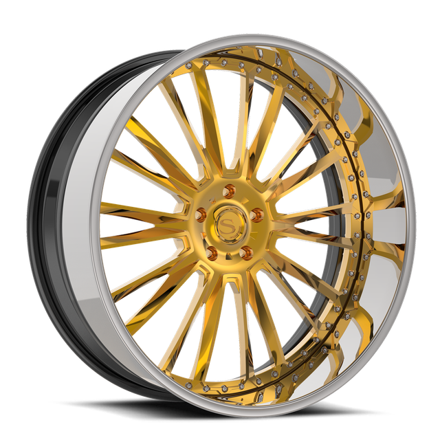 Savini SD-46 · gold with chrome lip