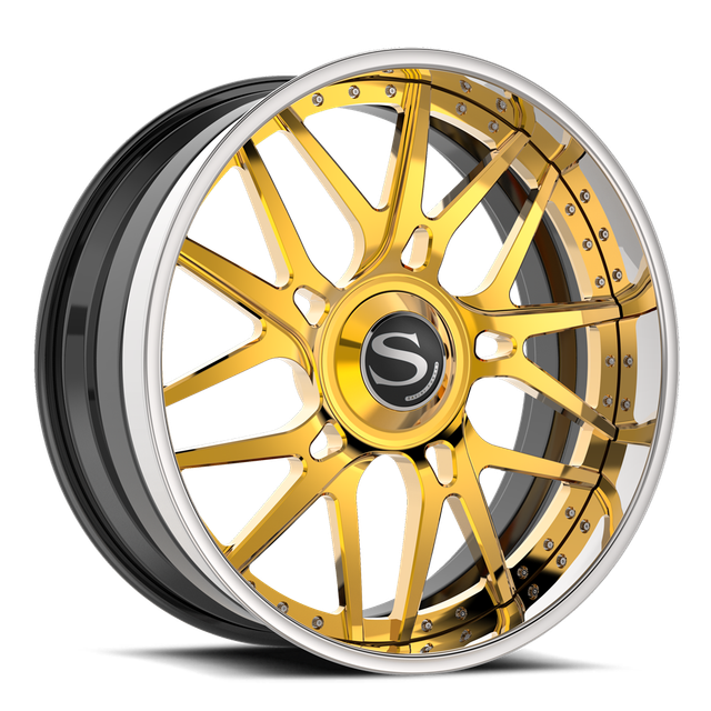 Savini SD-49 · gold with chrome lip