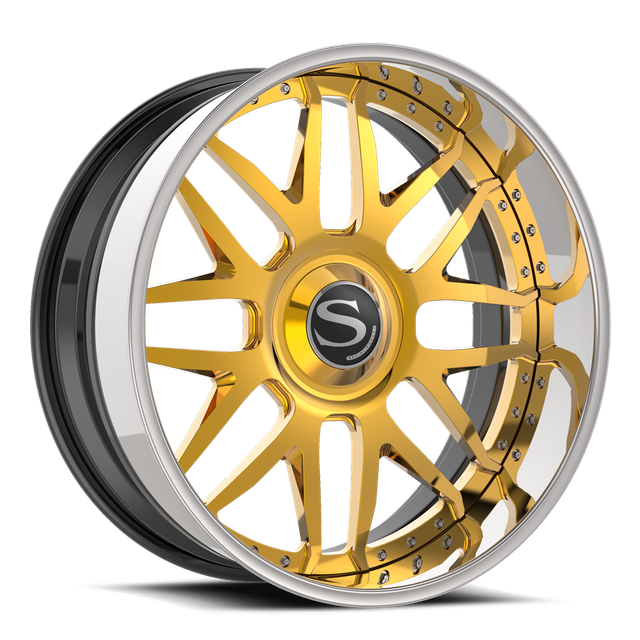 Savini SD-50 · fc gold with chrome lip
