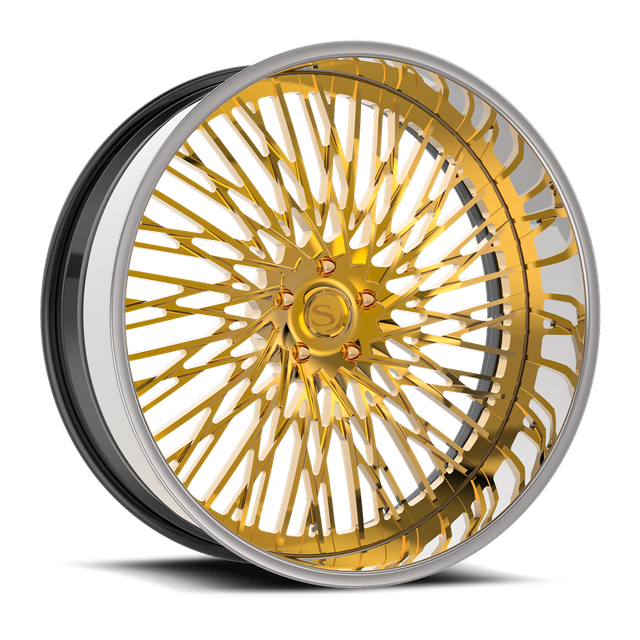 Savini SD-52 · gold with chrome lip