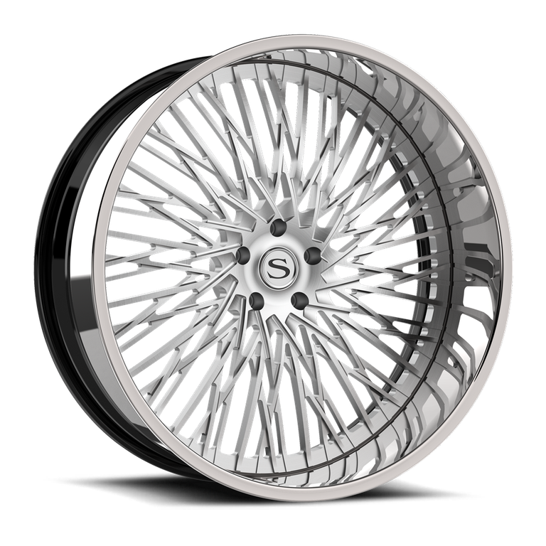 Savini SD-52 in brushed with chrome lip