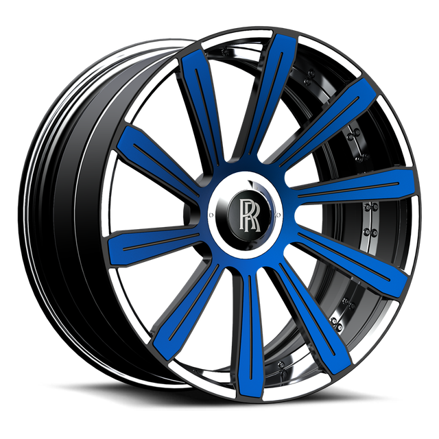 Savini SL3D · sl3 chrome with blue and gloss black accents
