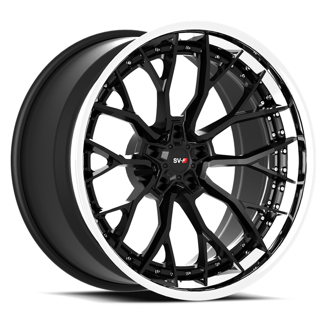 Savini SV-F2 L · sv f f2 forged black with high polish lip