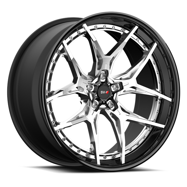 Savini SV-F5 L · sv f f5 forged brushed with black lip