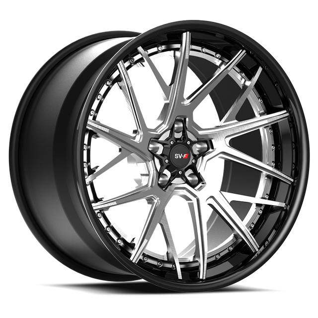 Savini SV-F6 L · sv f f6 forged brushed with black lip